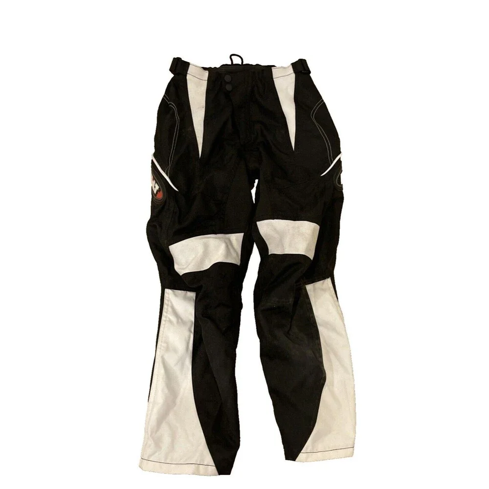Bilt Racing Motocross Hip Armor White Black Youth Pants Size 28